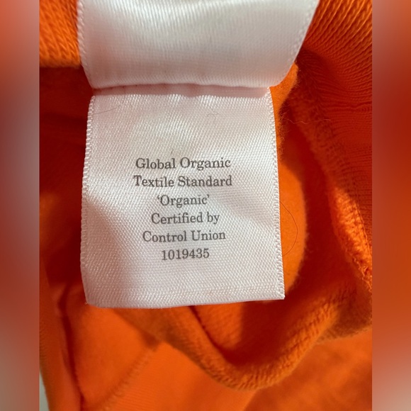 Everlane Orange Pullover Hoodie Organic Cotton men’s size m - Picture 4 of 5